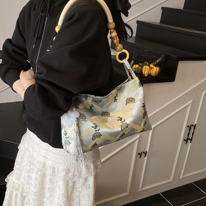 New Chinese-style High-capacity Underarm Bag For Women