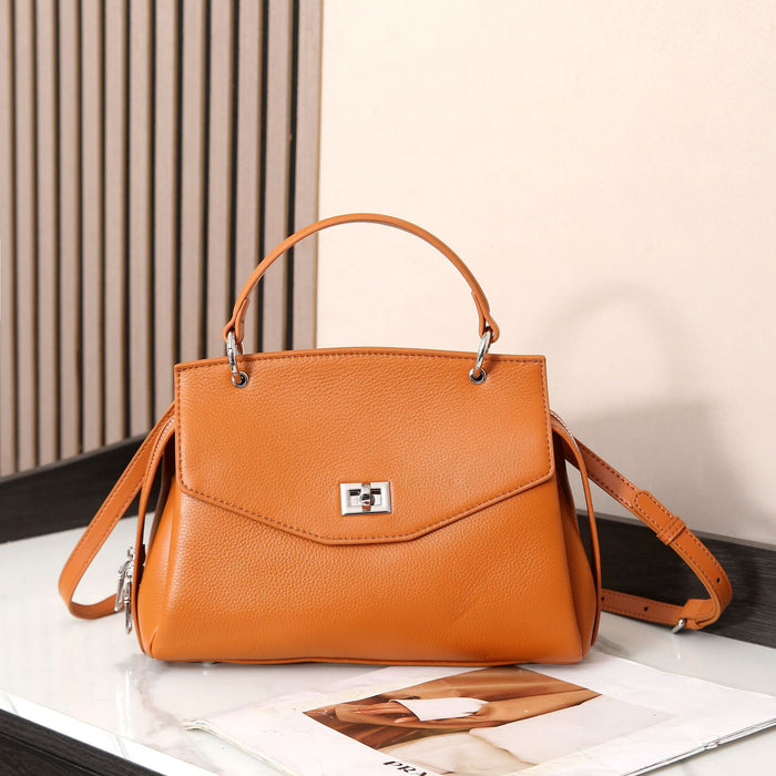 Womens First-layer Cowhide Shoulder And Crossbody Bag