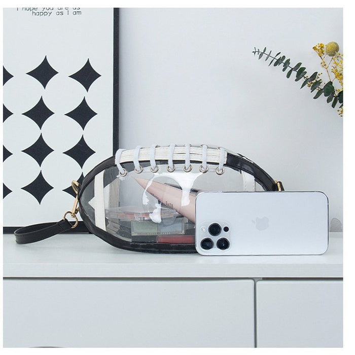 Large-Capacity Transparent Soccer Bag For Women