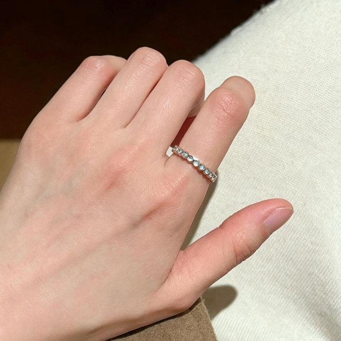 Simple And Sweet Wind Scrub Ring Women's Fashion Advanced