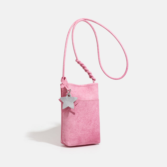 Dopamine Star-Decorated Casual Shoulder Crossbody Bag