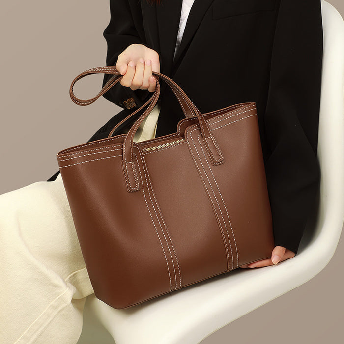 High-end Genuine Leather Versatile Shoulder Bag