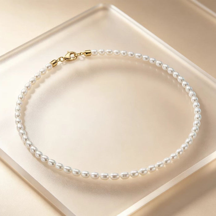 French Style Vintage Pearl Necklace For Women